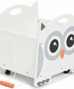 Minitude Oppbevaringskasse Med Drasnøre, Ugle