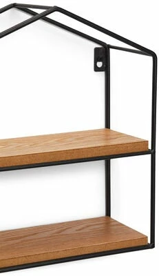 Alice & Fox Ivy Vegghylle Hus, Svart 2 Alice & Fox Ivy Vegghylle Hus, Svart - Bilde 2