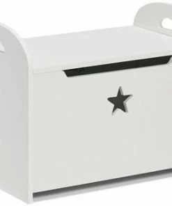 Alice & Fox Stjerne Oppbevaringsbenk, Hvit
