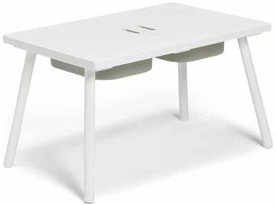 Alice & Fox Bord Og Stol Med Oppbevaring, Hvit 5 Alice & Fox Bord Og Stol Med Oppbevaring, Hvit - Bilde 5