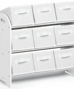 Alice & Fox Oppbevaringshylle Med Skuffer, Hvit