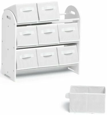 Alice & Fox Oppbevaringshylle Med Skuffer, Hvit 2 Alice & Fox Oppbevaringshylle Med Skuffer, Hvit - Bilde 2