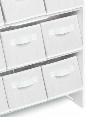 Alice & Fox Oppbevaringshylle Med Skuffer, Hvit 5 Alice & Fox Oppbevaringshylle Med Skuffer, Hvit - Bilde 5