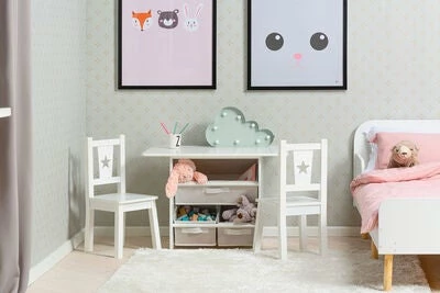 Cloudberry Castle Bord Og Stoler, Hvit 7 Cloudberry Castle Bord Og Stoler, Hvit - Bilde 7