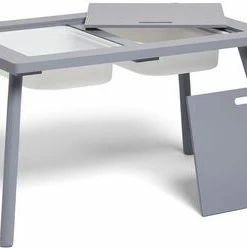 Alice & Fox Bord Og Stol Med Oppbevaring, Grå -jollyroom Butikk HT14613 grey 2194 4b