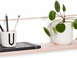 Alice & Fox Vegghylle Triangle 1-Plan, Rosa -jollyroom Butikk HW 041 Pink 2256 3a