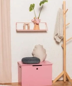 Alice & Fox Vegghylle Triangle 1-Plan, Rosa -jollyroom Butikk HW 041 Pink 2256 3b