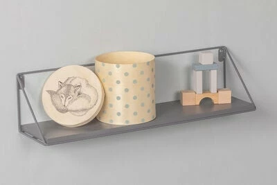 Alice & Fox Vegghylle Triangle 1-Plan, Svart 2 Alice & Fox Vegghylle Triangle 1-Plan, Svart - Bilde 2