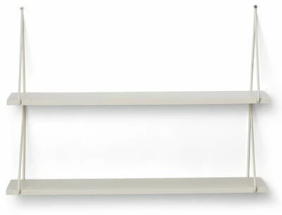 Alice & Fox Vegghylle Triangle 2-Plan, Beige 2 Alice & Fox Vegghylle Triangle 2-Plan, Beige - Bilde 2