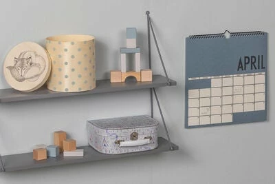 Alice & Fox Vegghylle Triangle 2-Plan, Grå 2 Alice & Fox Vegghylle Triangle 2-Plan, Grå - Bilde 2