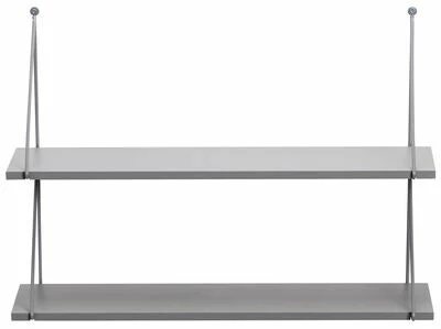 Alice & Fox Vegghylle Triangle 2-Plan, Grå 3 Alice & Fox Vegghylle Triangle 2-Plan, Grå - Bilde 3