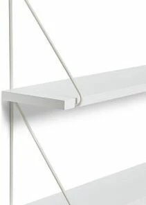 Alice & Fox Triangle Vegghylle 2-plan, Hvit -jollyroom Butikk HW 047 WHITE 2256 4a