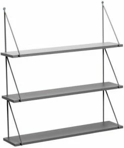 Alice & Fox Vegghylle Triangle 3-Plan, GrÄ