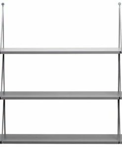 Alice & Fox Vegghylle Triangle 3-Plan, Grå -jollyroom Butikk HW 050GREY 2256 4a