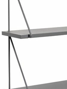 Alice & Fox Vegghylle Triangle 3-Plan, Grå -jollyroom Butikk HW 050GREY 2256 4b