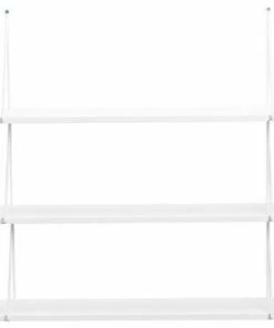 Alice & Fox Vegghylle Triangle 3-Plan, Hvit -jollyroom Butikk HW 050WHT 2256 4a