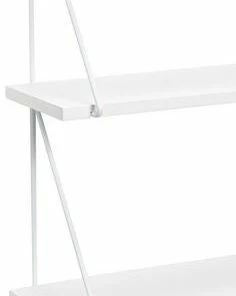 Alice & Fox Vegghylle Triangle 3-Plan, Hvit -jollyroom Butikk HW 050WHT 2256 4b