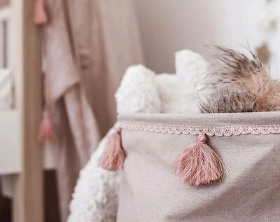 JaBaDaBaDo Oppbevaringskurv, Rosa 4 JaBaDaBaDo Oppbevaringskurv, Rosa - Bilde 4