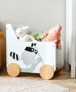 Kinderkraft Lekekasse Vaskebjørn, Hvit & Grå -jollyroom Butikk KKHRACOSKR0000 3420 3