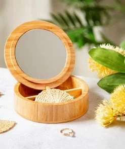Sass & Belle Smykkeskrin Med Speil, Rundt 11 Sass & Belle Smykkeskrin Med Speil, Rundt -jollyroom Butikk LIT001 3412 3a