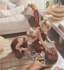 OYOY Mini Oppbevaringsvesker, Caramel/Powder -jollyroom Butikk M107070 3152 3b