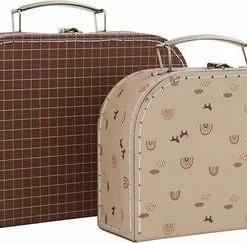 OYOY Mini Oppbevaringsvesker, Caramel/Powder -jollyroom Butikk M107070 3152 4a