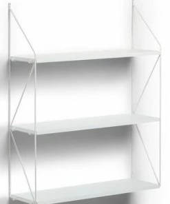 Minitude Vegghylle Brooklyn 3-Etasjer, Hvit