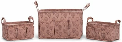 Minitude Oppbevaringskurver 3-pack, Dusty Rose 1 Minitude Oppbevaringskurver 3-pack, Dusty Rose