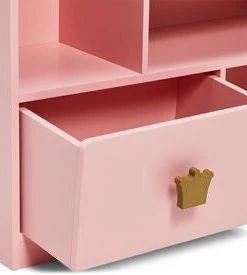 Alice & Fox Bokhylle Med Skuffe Princess, Rosa -jollyroom Butikk PH13C034 3625 3c