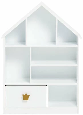 Alice & Fox Bokhylle Med Skuff Princess, Hvit 4 Alice & Fox Bokhylle Med Skuff Princess, Hvit - Bilde 4