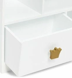 Alice & Fox Bokhylle Med Skuff Princess, Hvit 9 Alice & Fox Bokhylle Med Skuff Princess, Hvit -jollyroom Butikk PH13C035 3625 4c