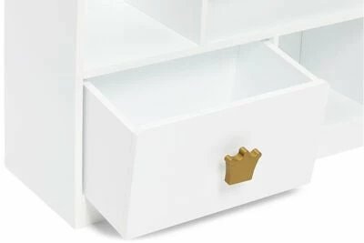 Alice & Fox Bokhylle Med Skuff Princess, Hvit 5 Alice & Fox Bokhylle Med Skuff Princess, Hvit - Bilde 5