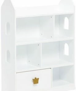 Alice & Fox Bokhylle Med Vindu Princess, Hvit
