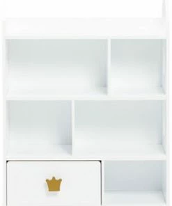 Alice & Fox Bokhylle Med Vindu Princess, Hvit -jollyroom Butikk PH13C045 3625 4b