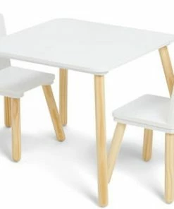 Alice & Fox Bord & Stol, Sky Hvit