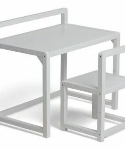 JLY Skrivebord Og Stol, Hvit