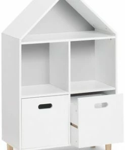 Alice & Fox Kommode Hus 2-etasjer, Grå -jollyroom Butikk SD TriBK 2L GREY 2675 4a