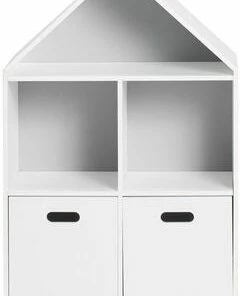 Alice & Fox Kommode Hus 2-etasjer, Grå -jollyroom Butikk SD TriBK 2L GREY 2675 4g