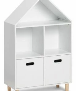 Alice & Fox Kommode Hus 2-etasjer, Hvit