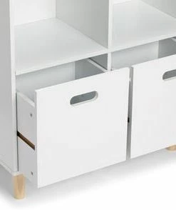 Alice & Fox Kommode Hus 2-etasjer, Hvit -jollyroom Butikk SD TriBK202L WHITE 2675 4d