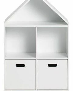 Alice & Fox Kommode Hus 2-etasjer, Hvit -jollyroom Butikk SD TriBK202L WHITE 2675 4h