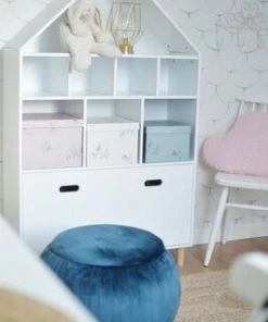 Alice & Fox Kommode Hus 3-plan, Grå -jollyroom Butikk SD TriBK203L GREY 2675 3c