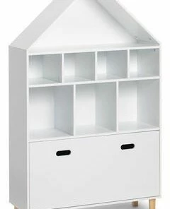 Alice & Fox Kommode Hus 3-plan, Hvit