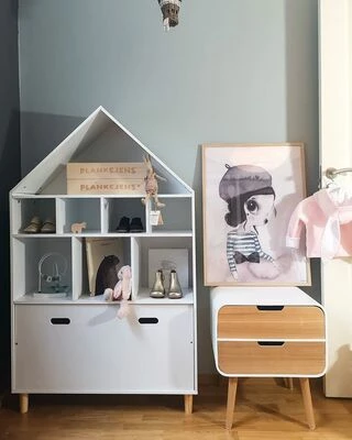 Alice & Fox Kommode Hus 3-plan, Hvit 3 Alice & Fox Kommode Hus 3-plan, Hvit - Bilde 3