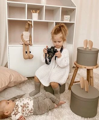 Alice & Fox Kommode Hus 3-plan, Hvit 5 Alice & Fox Kommode Hus 3-plan, Hvit - Bilde 5