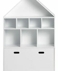 Alice & Fox Kommode Hus 3-plan, Hvit 16 Alice & Fox Kommode Hus 3-plan, Hvit -jollyroom Butikk SD TriBK203L WHITE 2675 4f