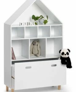 Alice & Fox Kommode Hus 3-plan, Hvit 17 Alice & Fox Kommode Hus 3-plan, Hvit -jollyroom Butikk SD TriBK203L WHITE 2675 4h