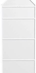 Alice & Fox Kommode Hus 4-plan, Grå -jollyroom Butikk SD TriBK204L GREY 2675 4c