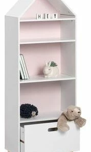 Alice & Fox Kommode Hus 4-plan, Rosa -jollyroom Butikk SD TriBK204L PINK 2675 4i