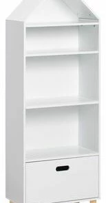 Alice & Fox Kommode Hus 4-plan, Hvit